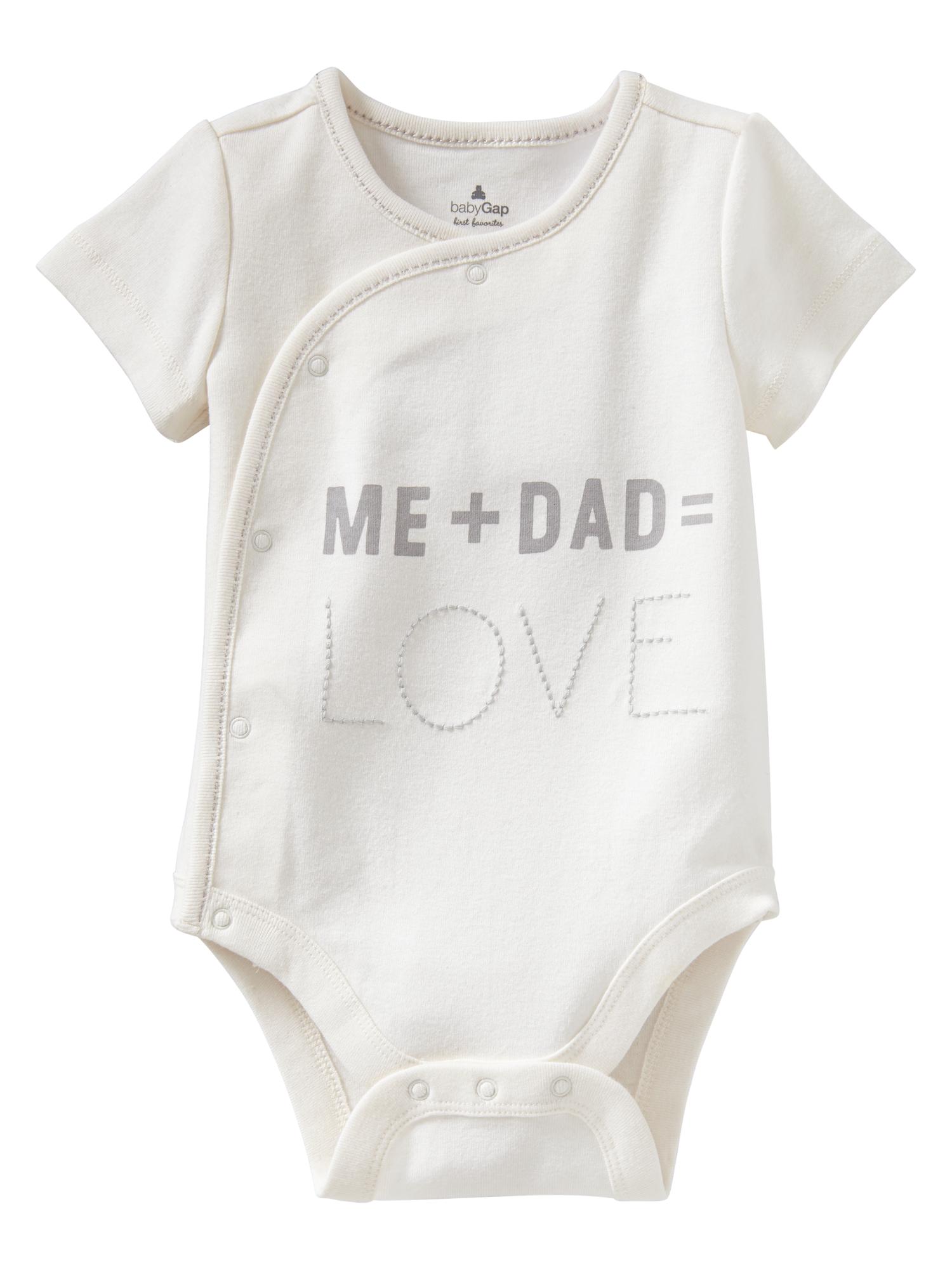 Gap公式オンラインストア | Mom & Dad love bodysuit