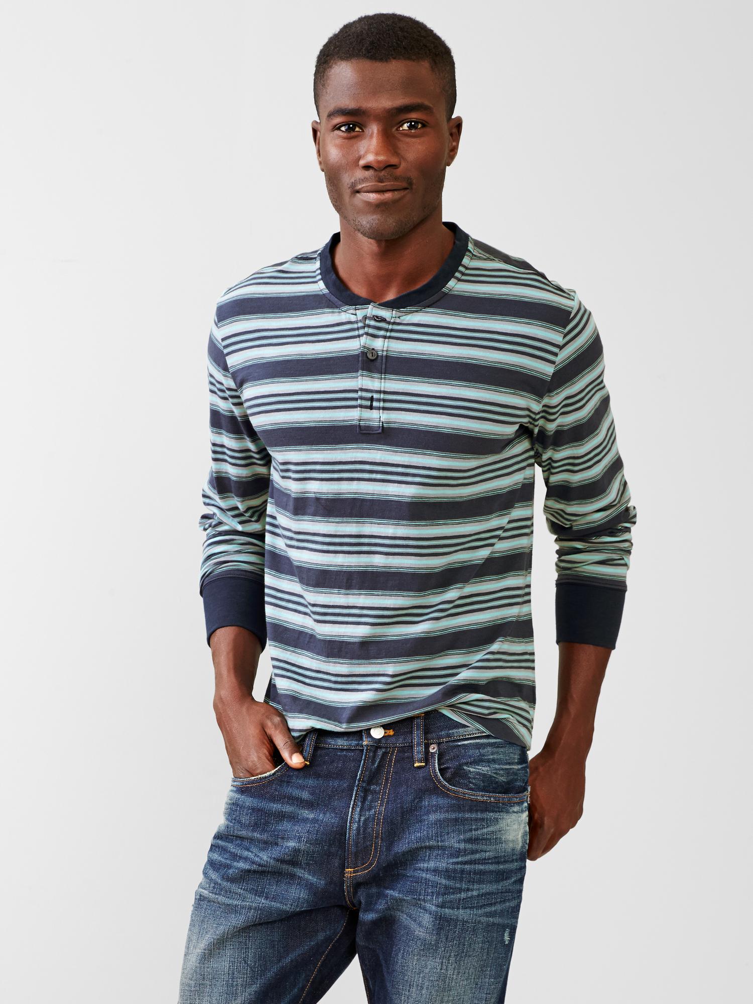 Gap公式オンラインストア Livedin stripe henley