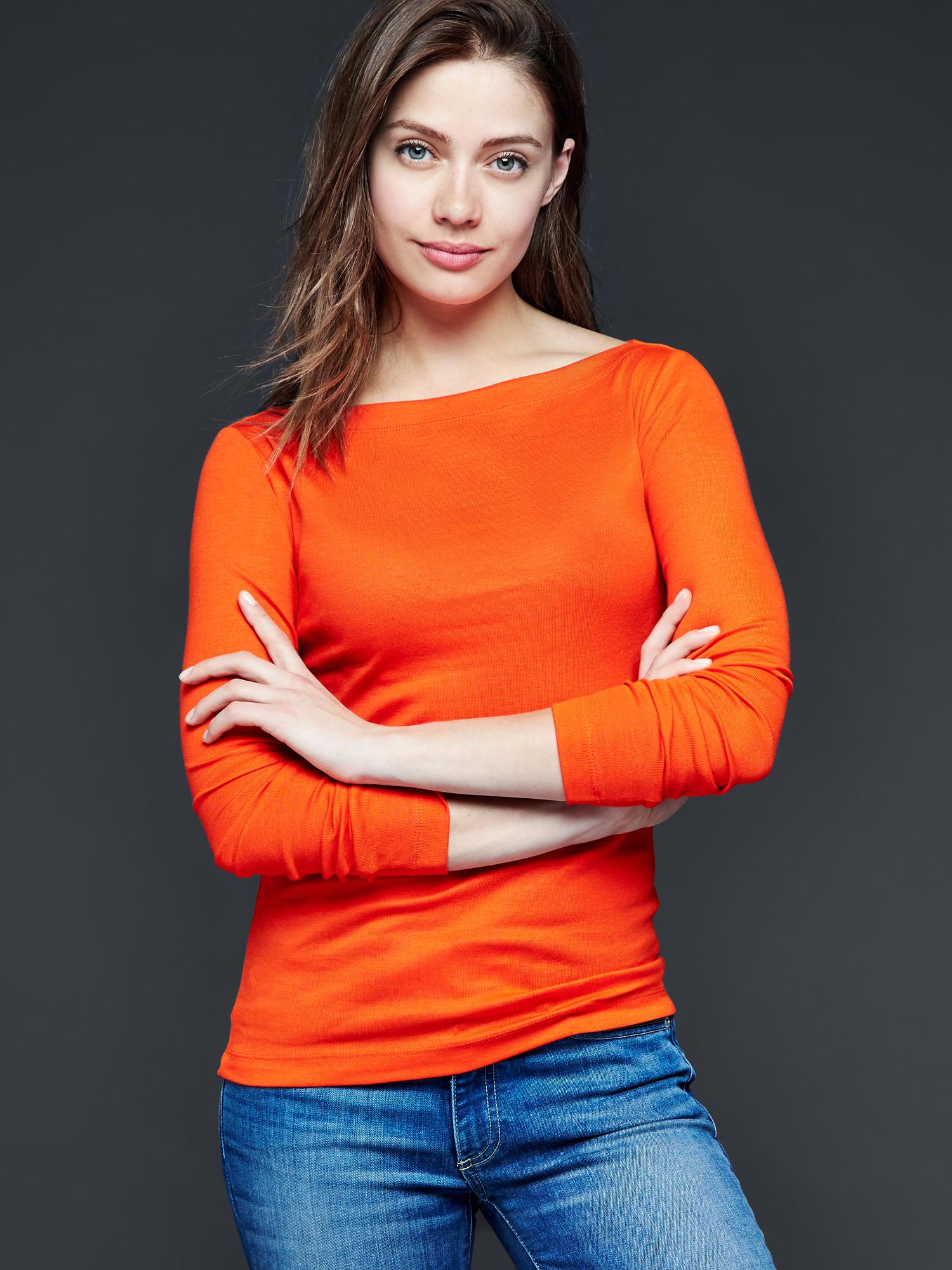 Gap公式オンラインストア | New modern boatneck tee    