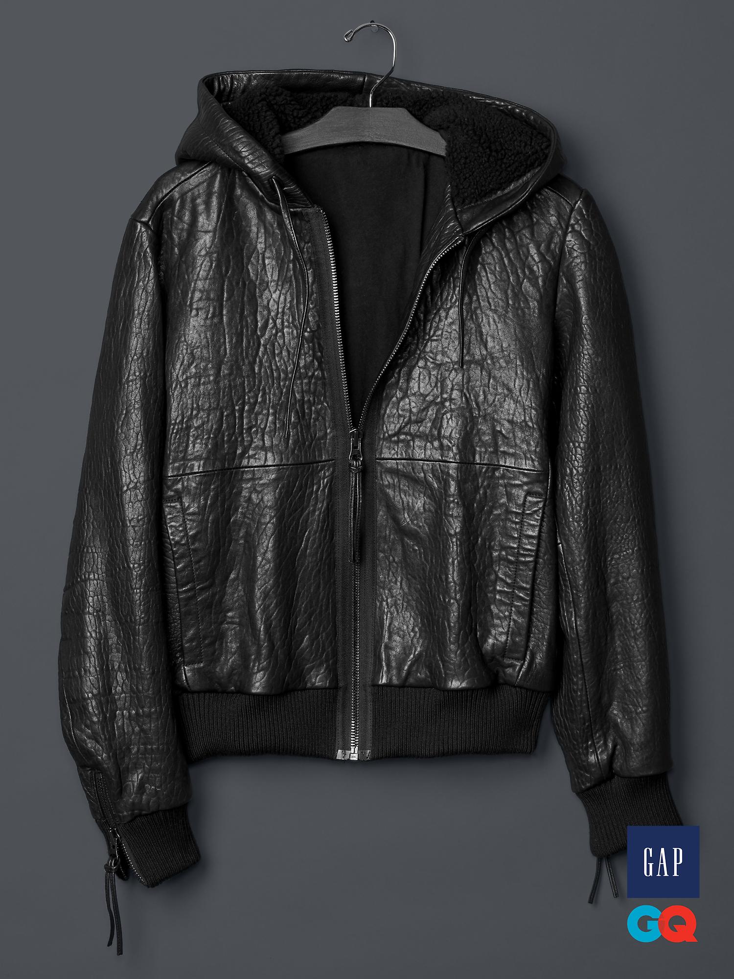 Gap公式オンラインストア | Gap + GQ NSF washed leather hoodie