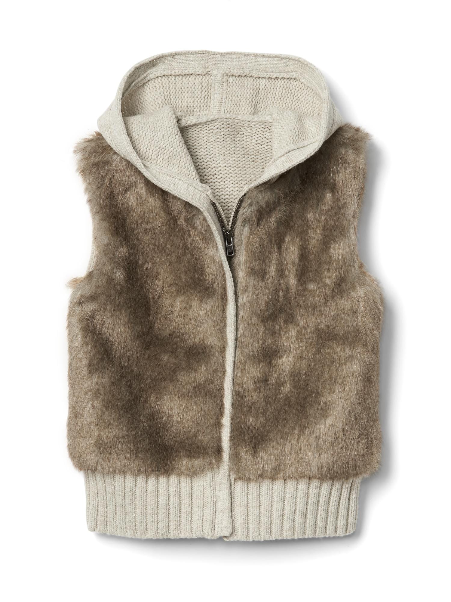 Gap公式オンラインストア | フェイクファー ベストパーカー