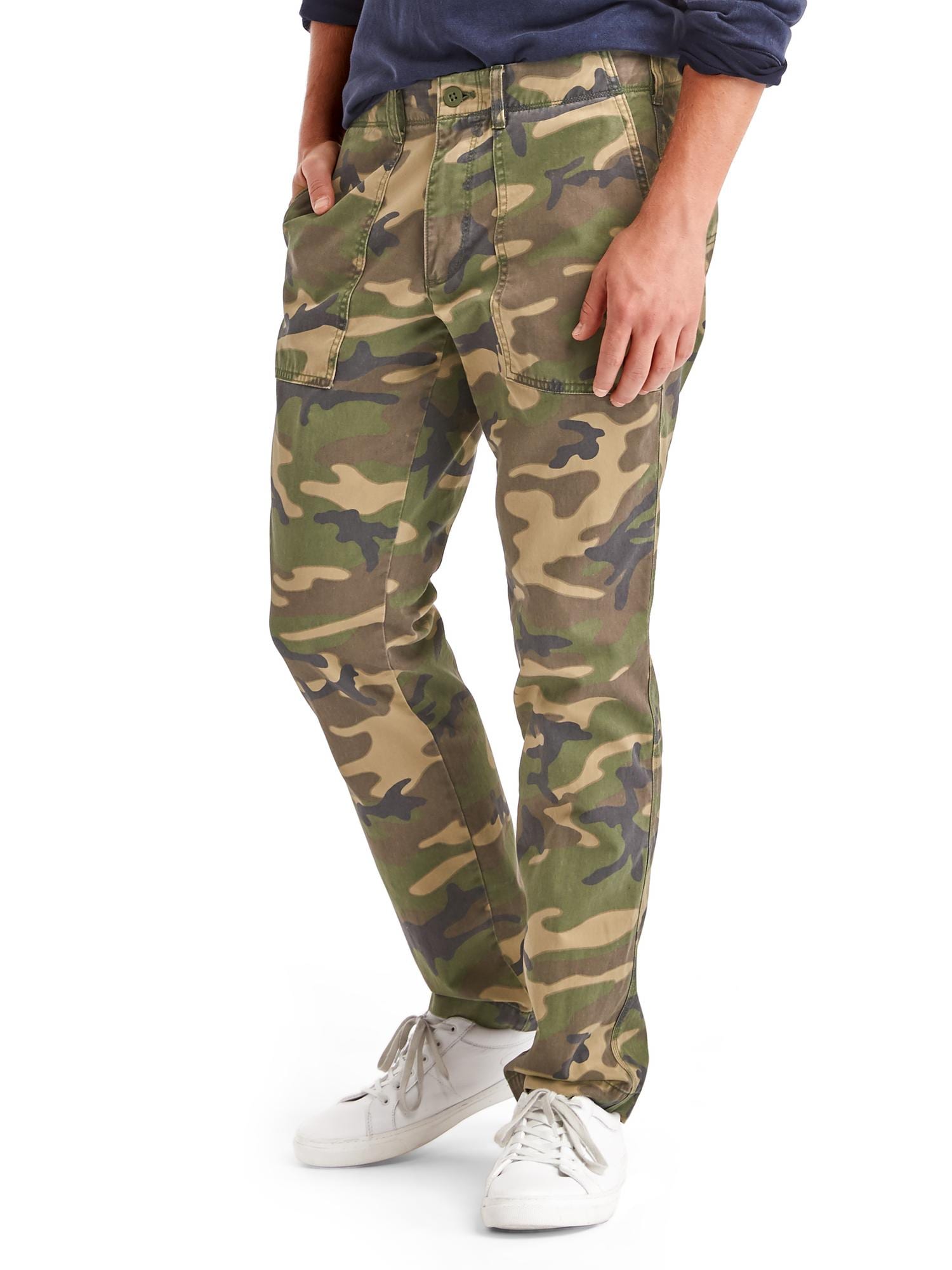 Gap公式オンラインストア | Camo straight fit utility pants
