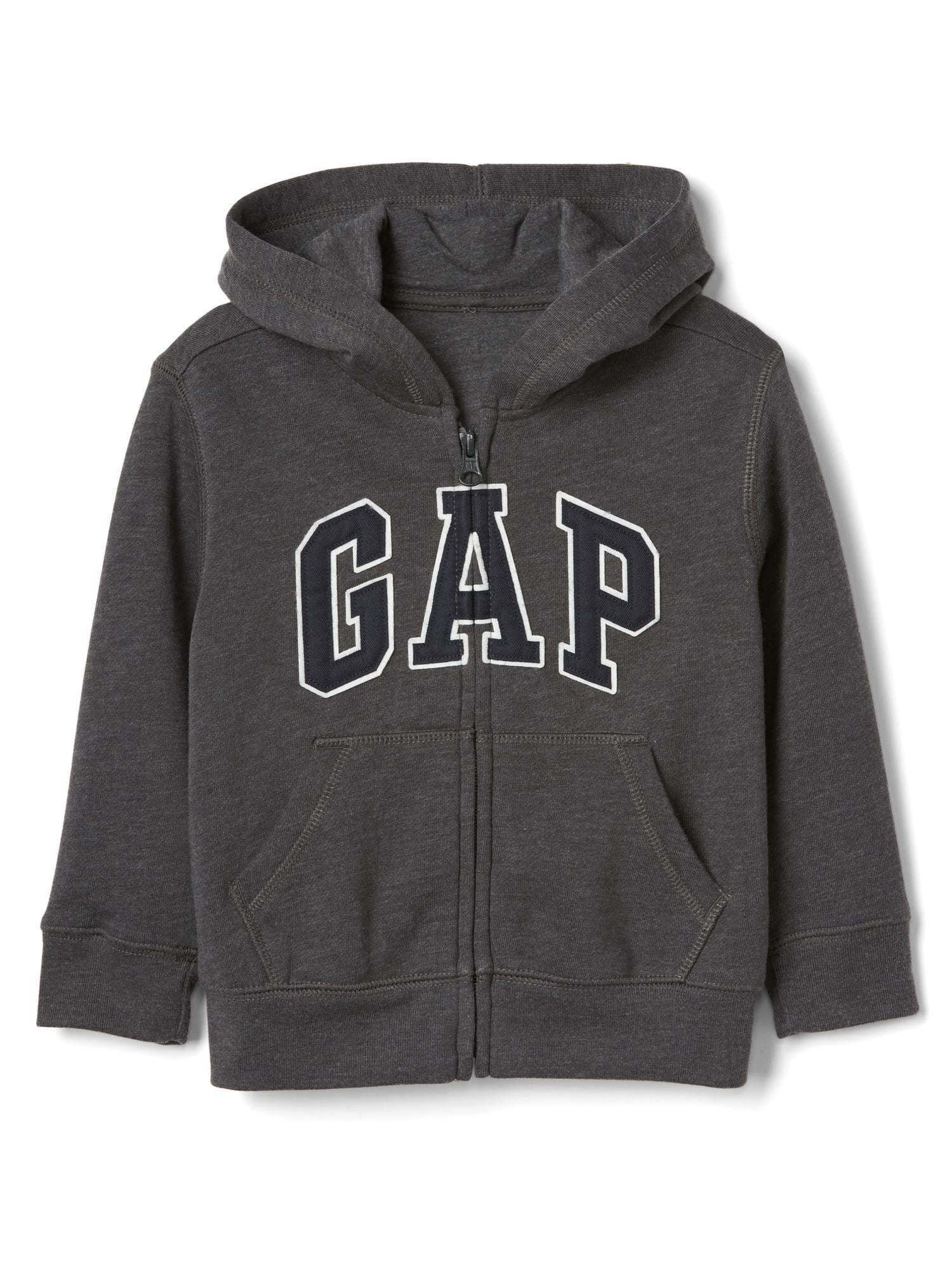 GAP / パーカー/L/コットン/GRY/プリント Gap公式オンラインストア | ロゴ ジップパーカー