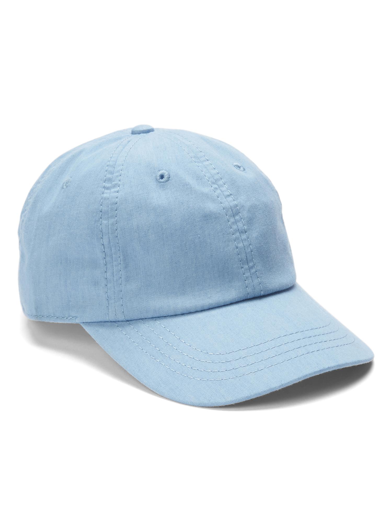 Gap公式オンラインストア シャンブレーデニム ベースボールキャップ