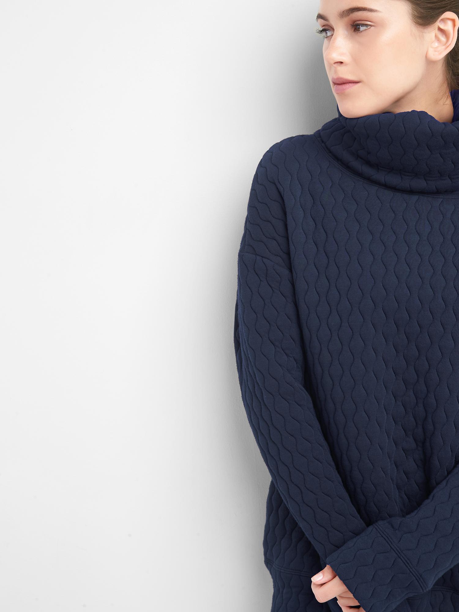 ギャップ セーター トップス ケーブルニット ハイネック キッズ 男の子用 160サイズ グレー GAP GAP（ギャップ）の「ケーブルニット タートルネック セーター（ニット