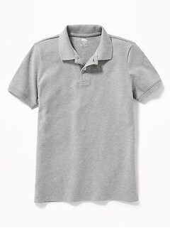 old navy grey polo shirts