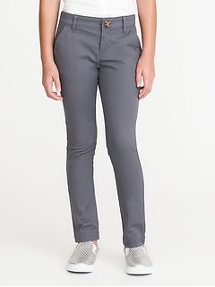 old navy gray uniform pants