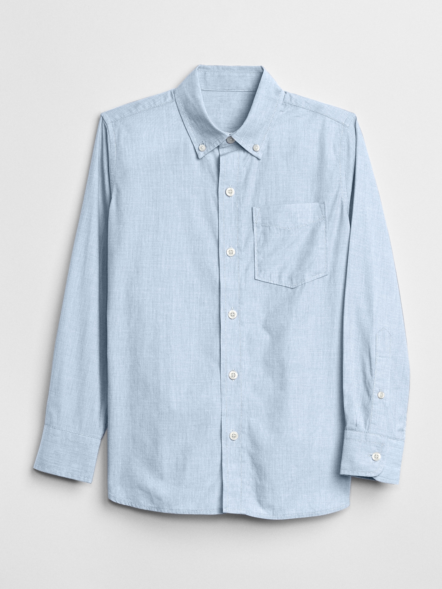 Kids Uniform Poplin Long Sleeve Shirt