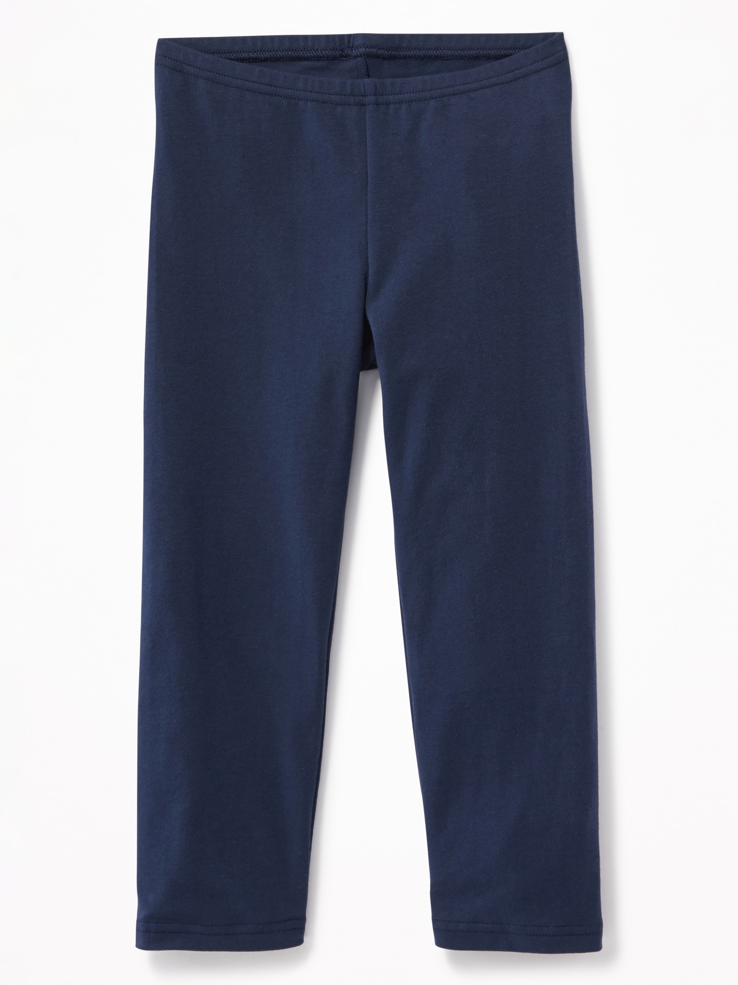 Short Crop Jersey Leggings for Girls