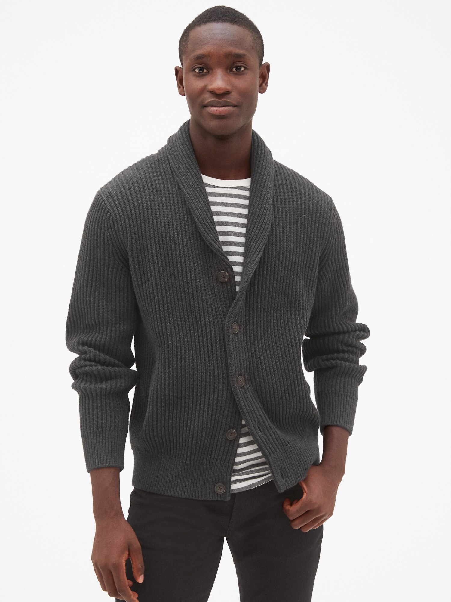 Gap公式オンラインストア | ショールカラー カーディガンセーター