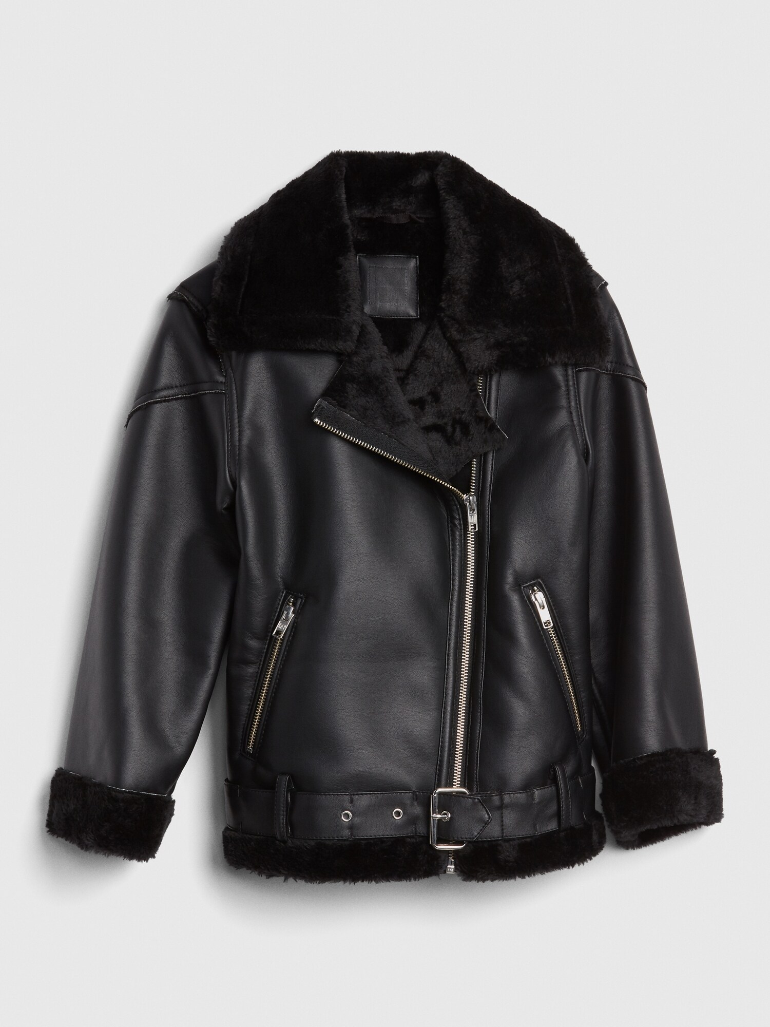 GAP ブラックファージャケット 140 Gap公式オンラインストア 