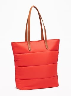 Women S Handbags Purses Old Navy Quilted Nylon Tote For Women