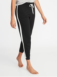 Side-Stripe French-Terry Joggers for Women   