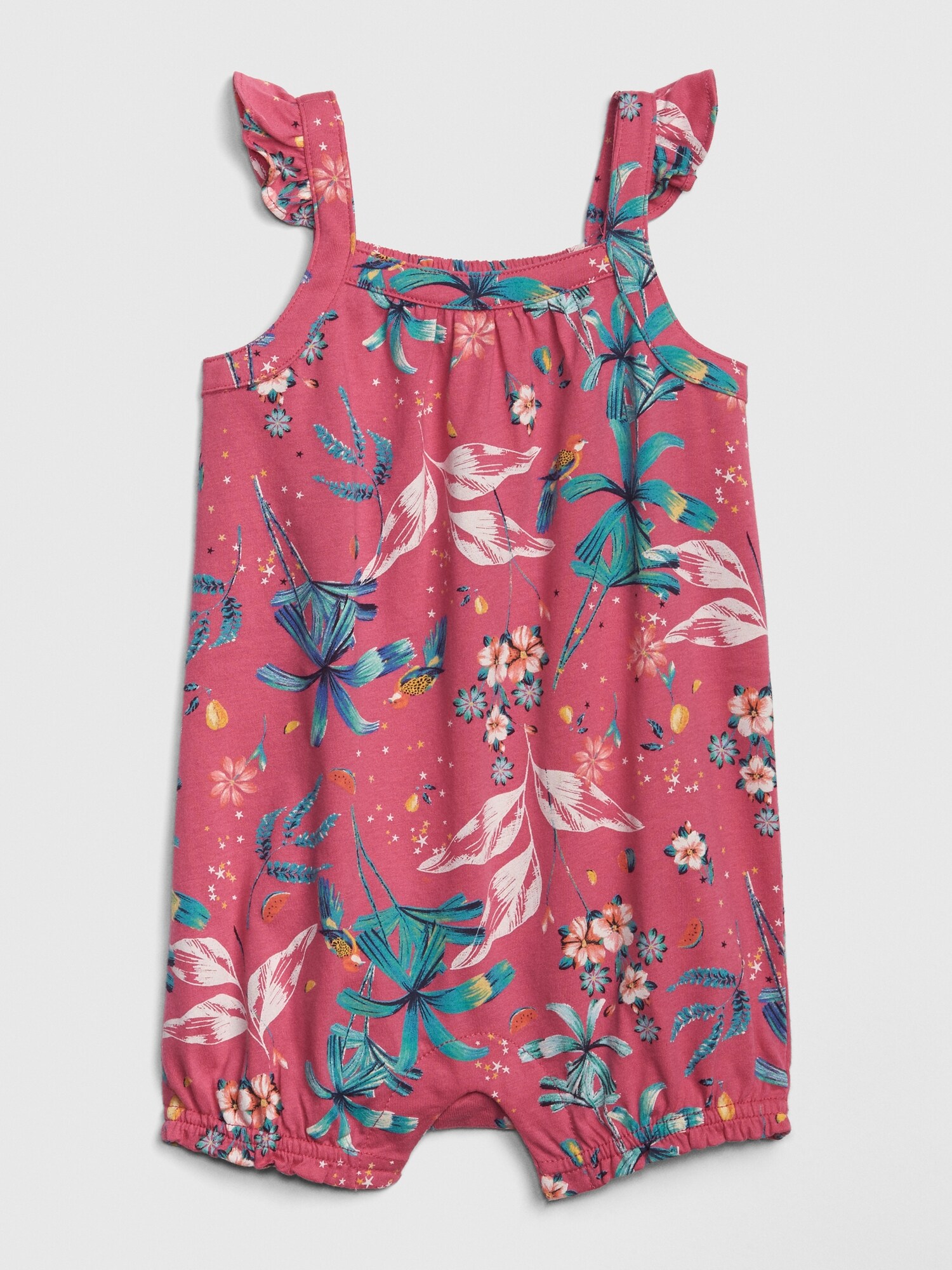 baby GAP ロンパース ブルマ 新品未使用 4点セット GAP ロンパース、ブルマセット 3-6 【未使用】 GAP ロンパース 花柄 70