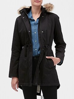 sherpa lined parka gap