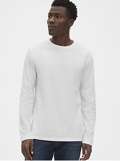 gap mens white t shirt