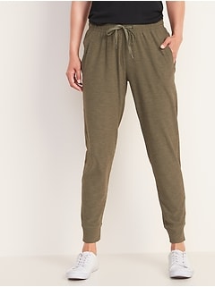 army green joggers women