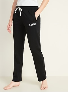 Logo-Graphic French-Terry Lounge Pants for Women 