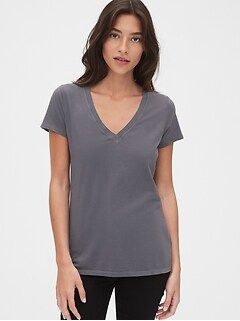gap womens v neck t shirt