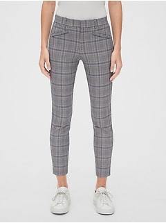 gap checkered pants