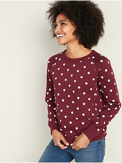 Relaxed Vintage Crew-Neck Sweatshirt for Women