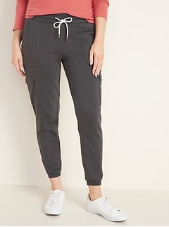 French Terry Cargo Joggers for Women