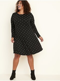 old navy plus size swing dress