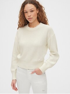 gap white sweater
