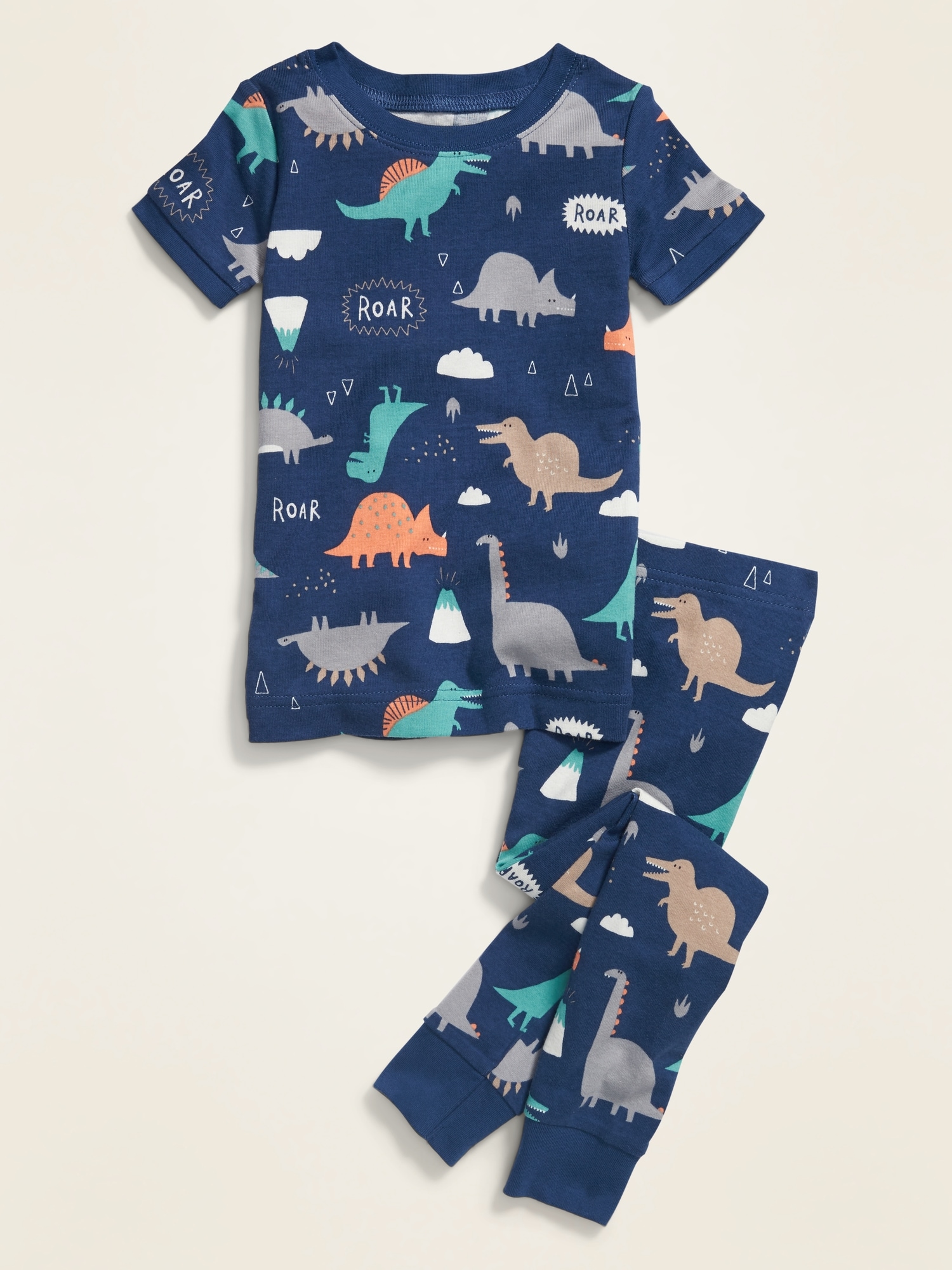 PYJAMA À MOTIFS DE DINOSAURES POUR TOUT-PETIT ET BÉBÉ