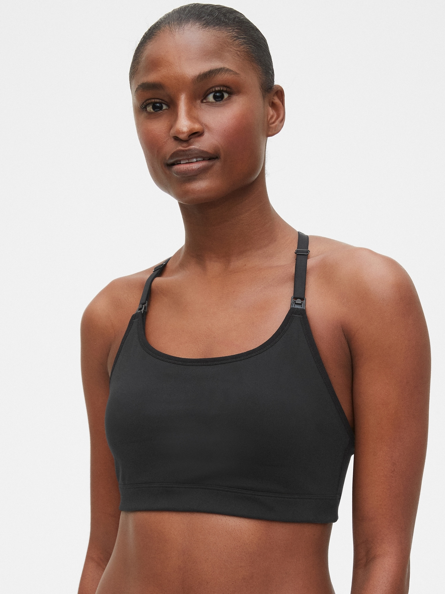 Maternity Blackout GapFit Low Impact Sports Bra