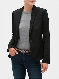 petite black suit jacket