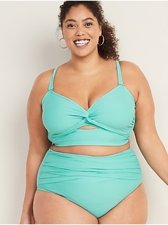 plus size swimming top