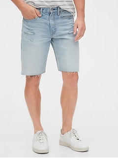 gap denim shorts mens