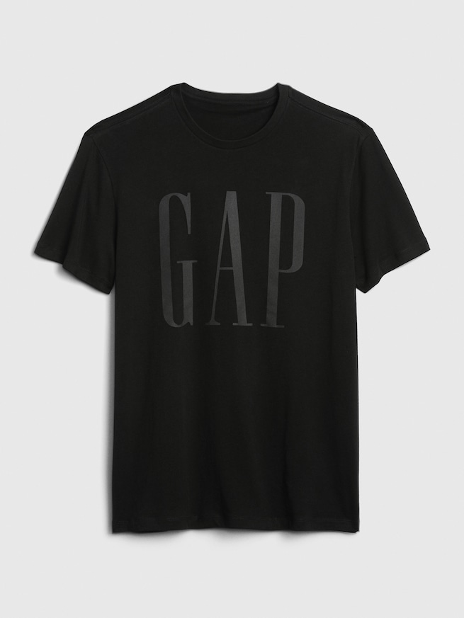 GapロゴクルーネックTシャツ(ユニセックス)-5