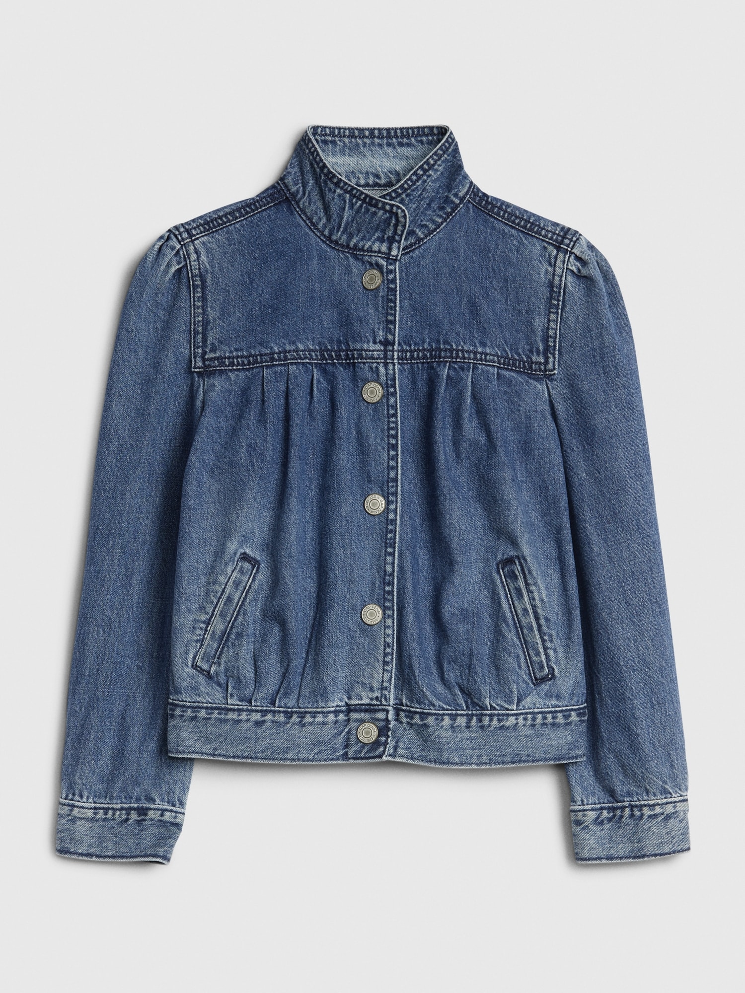GAP パフスリーブジーンズジャケット Gap 公式オンラインストア
