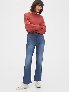 gap petite flare jeans