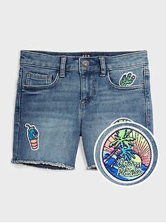 gap girls denim shorts