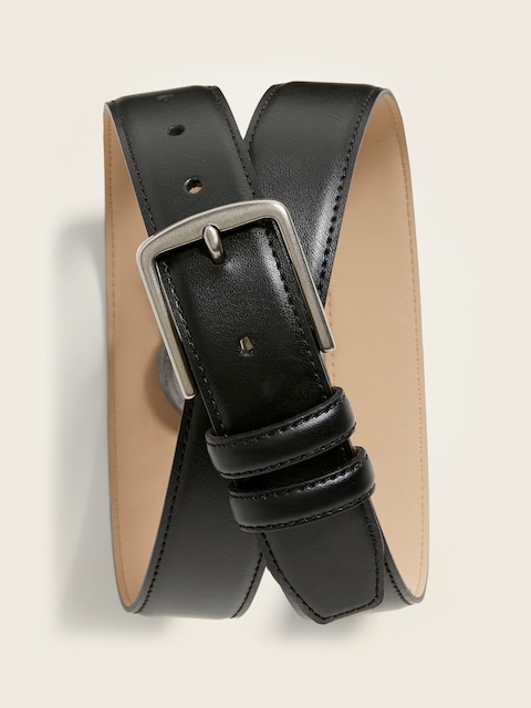 Faux-Leather Belt