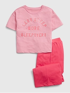 Girls Pajamas Sleepwear Gap - pink pajama pants roblox