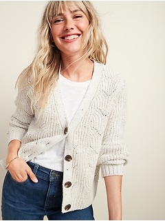 womens navy cardigan sweater