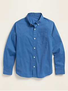 boys long sleeve denim shirt