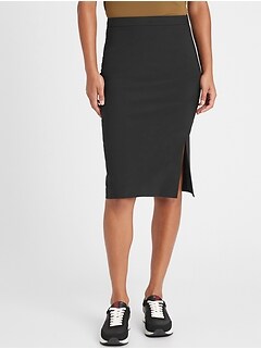 banana republic jean skirt