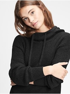 gap black and white hoodie