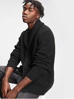 gap black cardigan