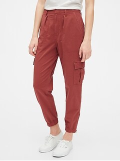 gap denim joggers womens