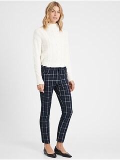 banana republic checkered pants