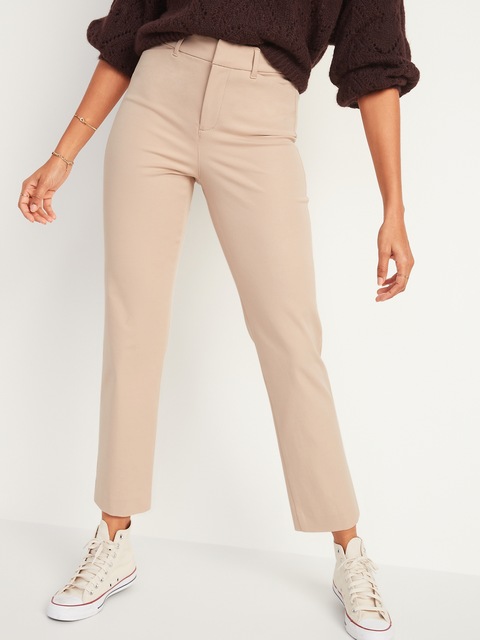 PANTALON PIXIE DROIT À TAILLE HAUTE
