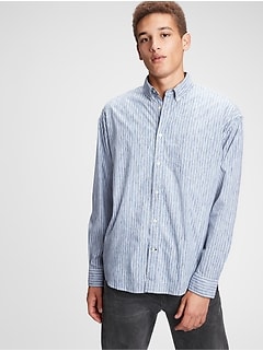 gap mens casual shirts