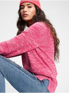 gap pink sweater