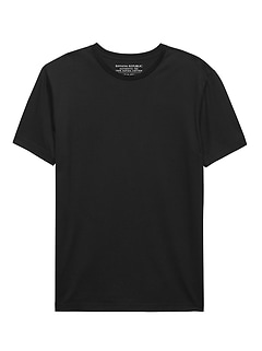 black t shirt round neck